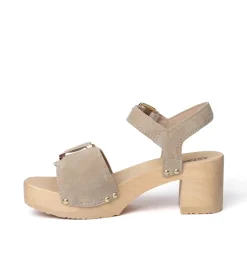 SOFTCLOX Harriet Kaschmir Taupe (Natur)-Frau Sandaletten