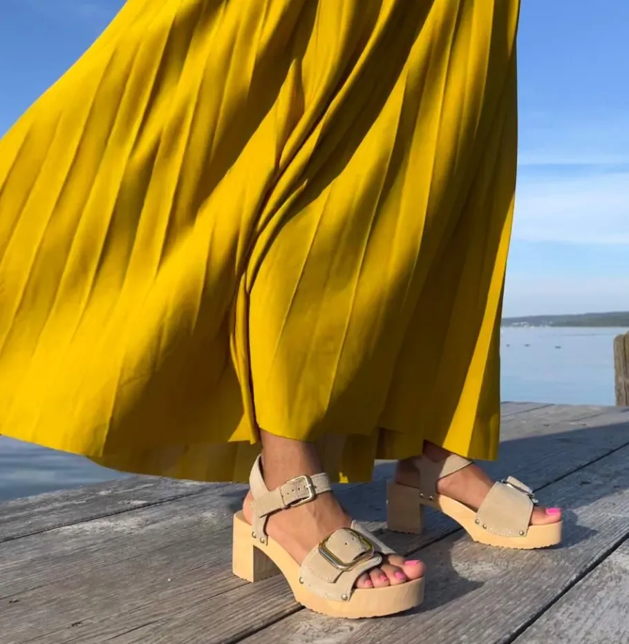 SOFTCLOX Harriet Kaschmir Taupe (Natur)-Frau Sandaletten