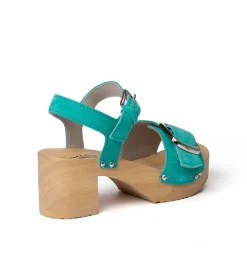 SOFTCLOX Harriet Kaschmir Turkis (Natur)-Frau Sandaletten