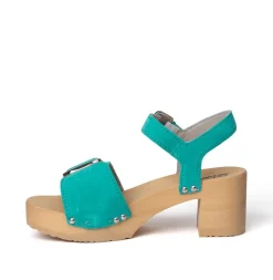 SOFTCLOX Harriet Kaschmir Turkis (Natur)-Frau Sandaletten