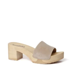 SOFTCLOX Hella Kaschmir Taupe (Natur)-Frau Pantoletten