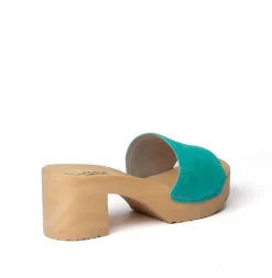 SOFTCLOX Hella Kaschmir Turkis (Natur)-Frau Pantoletten