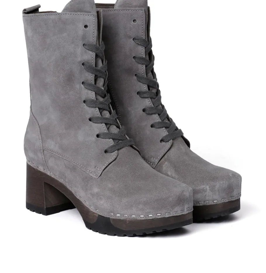 SOFTCLOX Helma Kaschmir Grau (Dunkel)-Frau Stiefeletten