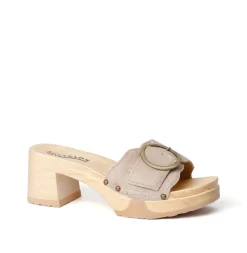 SOFTCLOX Helvetia Kaschmir Taupe (Natur)-Frau Pantoletten