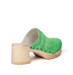 SOFTCLOX Henja Kaschmir Green (Natur)-Frau Clogs