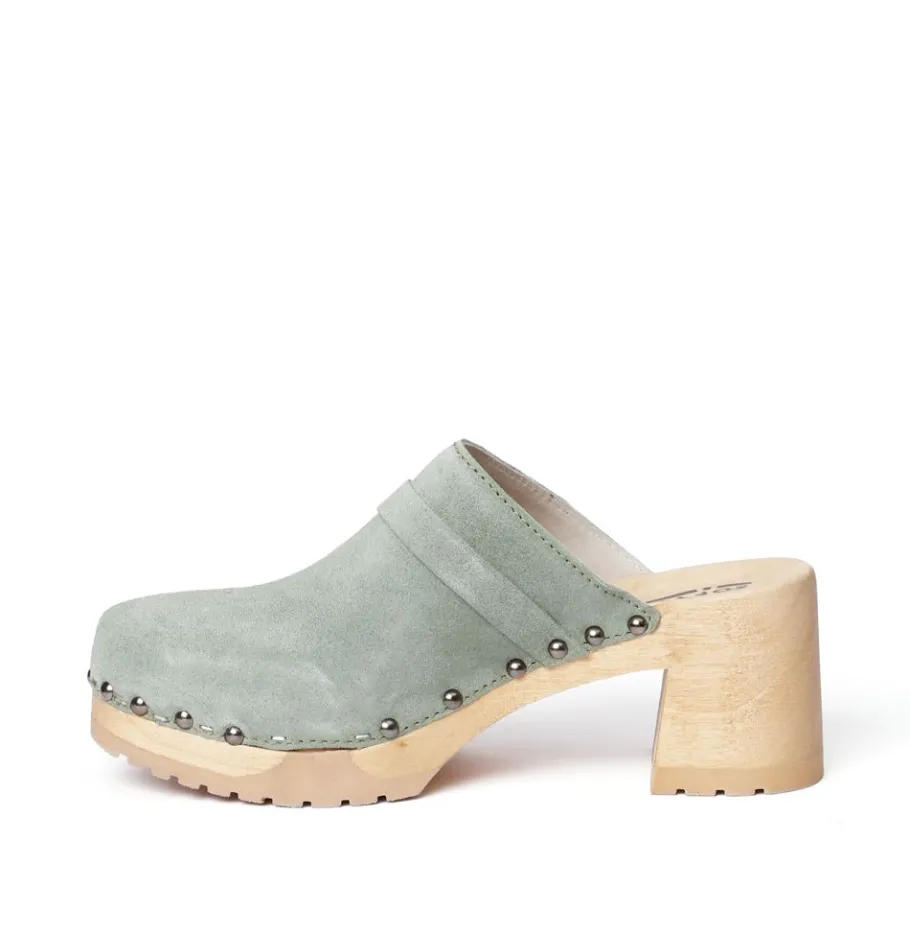 SOFTCLOX Henja Kaschmir Mint (Natur)-Frau Clogs