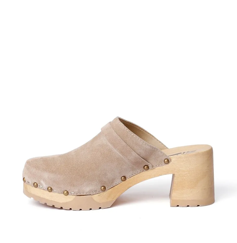 SOFTCLOX Henja Kaschmir Taupe (Natur)-Frau Clogs