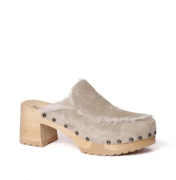SOFTCLOX Henni Kaschmir/Lf Taupe (Natur)-Frau Clogs