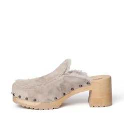 SOFTCLOX Henni Kaschmir/Lf Taupe (Natur)-Frau Clogs