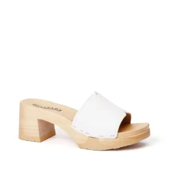 SOFTCLOX Henrietta Buttero Weis (Natur)-Frau Pantoletten