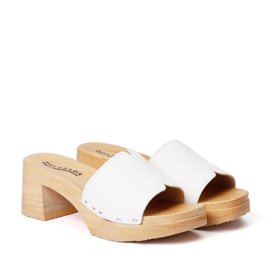 SOFTCLOX Henrietta Buttero Weis (Natur)-Frau Pantoletten