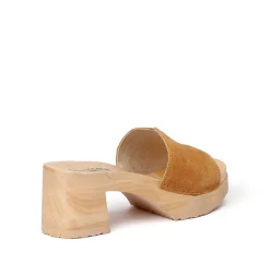 SOFTCLOX Henrietta Kaschmir Caramel (Natur)-Frau Pantoletten