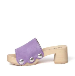 SOFTCLOX Henrike Kaschmir Violett (Natur)-Frau Pantoletten