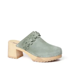 SOFTCLOX Hermine Kaschmir Mint (Natur)-Frau Clogs