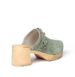SOFTCLOX Hermine Kaschmir Mint (Natur)-Frau Clogs