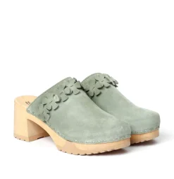 SOFTCLOX Hermine Kaschmir Mint (Natur)-Frau Clogs