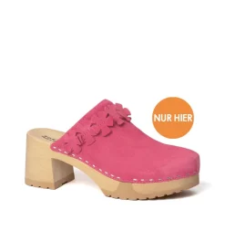 SOFTCLOX Hermine Kaschmir Pink Kiss (Natur)-Frau Clogs