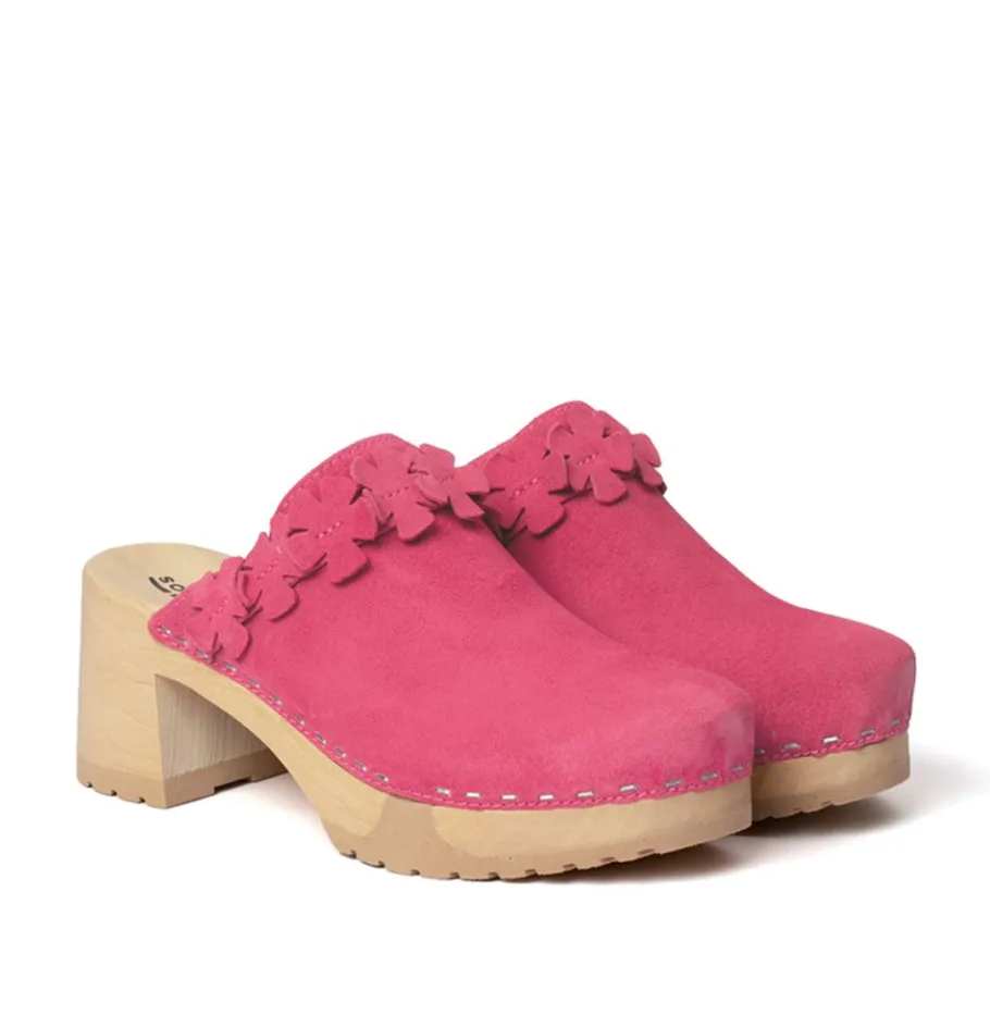 SOFTCLOX Hermine Kaschmir Pink Kiss (Natur)-Frau Clogs