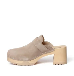 SOFTCLOX Hilaria Kaschmir Taupe (Natur)-Frau Clogs