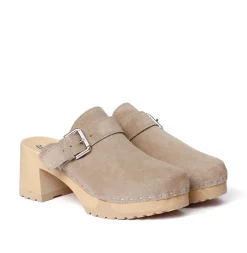 SOFTCLOX Hilaria Kaschmir Taupe (Natur)-Frau Clogs