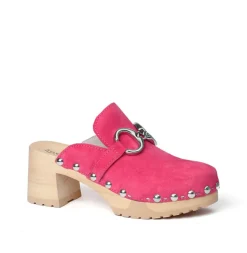 SOFTCLOX Hira Kaschmir Pink Kiss (Natur)-Frau Clogs