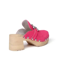 SOFTCLOX Hira Kaschmir Pink Kiss (Natur)-Frau Clogs