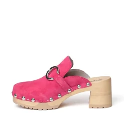 SOFTCLOX Hira Kaschmir Pink Kiss (Natur)-Frau Clogs