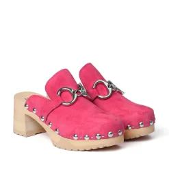 SOFTCLOX Hira Kaschmir Pink Kiss (Natur)-Frau Clogs