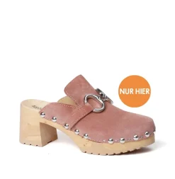 SOFTCLOX Hira Kaschmir Rose (Natur)-Frau Clogs
