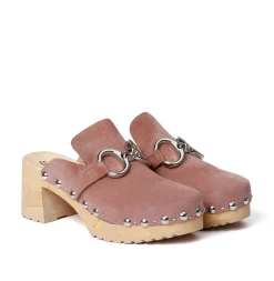 SOFTCLOX Hira Kaschmir Rose (Natur)-Frau Clogs