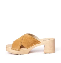 SOFTCLOX Holly Kaschmir Caramel (Natur)-Frau Pantoletten