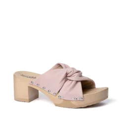 SOFTCLOX Hortensia Nappa Blush (Natur)-Frau Pantoletten