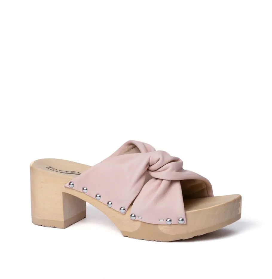 SOFTCLOX Hortensia Nappa Blush (Natur)-Frau Pantoletten