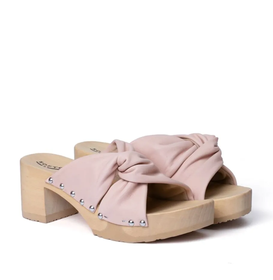 SOFTCLOX Hortensia Nappa Blush (Natur)-Frau Pantoletten