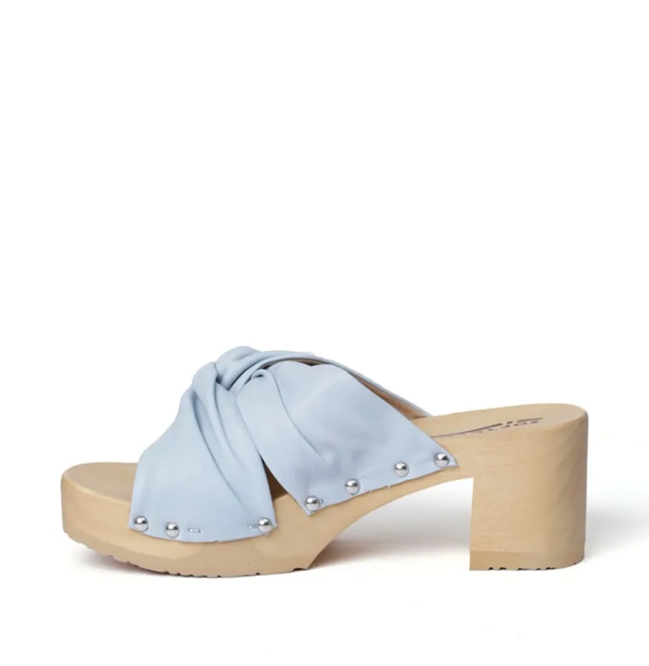SOFTCLOX Hortensia Nappa Powder Blue (Natur)-Frau Pantoletten