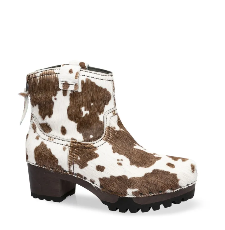 SOFTCLOX Inken Animalprint Kuh-Frau Stiefeletten