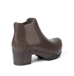 SOFTCLOX Isabelle Washed Nappa Dark Grey-Frau Stiefeletten