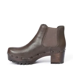 SOFTCLOX Isabelle Washed Nappa Dark Grey-Frau Stiefeletten