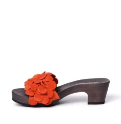 SOFTCLOX Kamilla Kaschmir Happy Orange (Dunkel)-Frau Pantoletten