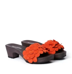 SOFTCLOX Kamilla Kaschmir Happy Orange (Dunkel)-Frau Pantoletten