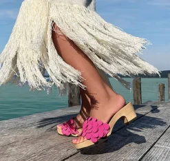 SOFTCLOX Kamilla Kaschmir Pure Pink (Hazelnut)-Frau Pantoletten