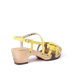 SOFTCLOX Kascha Kaschmir Citron (Hazelnut)-Frau Sandaletten