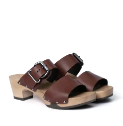 SOFTCLOX Katja Softnappa Moro (Hazelnut)-Frau Sandaletten