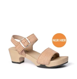 SOFTCLOX Kea Twist Cappuccino (Hazelnut)-Frau Sandaletten