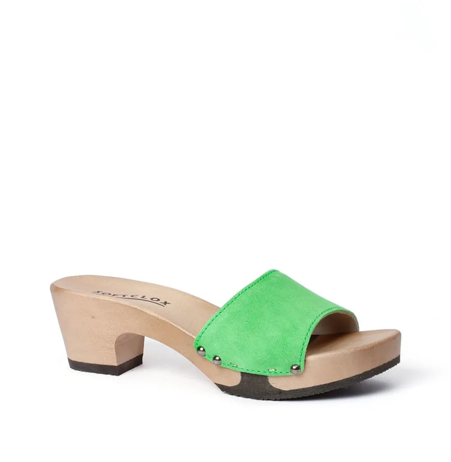 SOFTCLOX Kelly Kaschmir Green (Hazelnut)-Frau Pantoletten