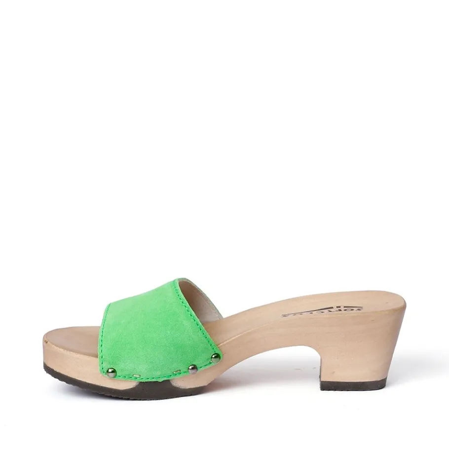 SOFTCLOX Kelly Kaschmir Green (Hazelnut)-Frau Pantoletten