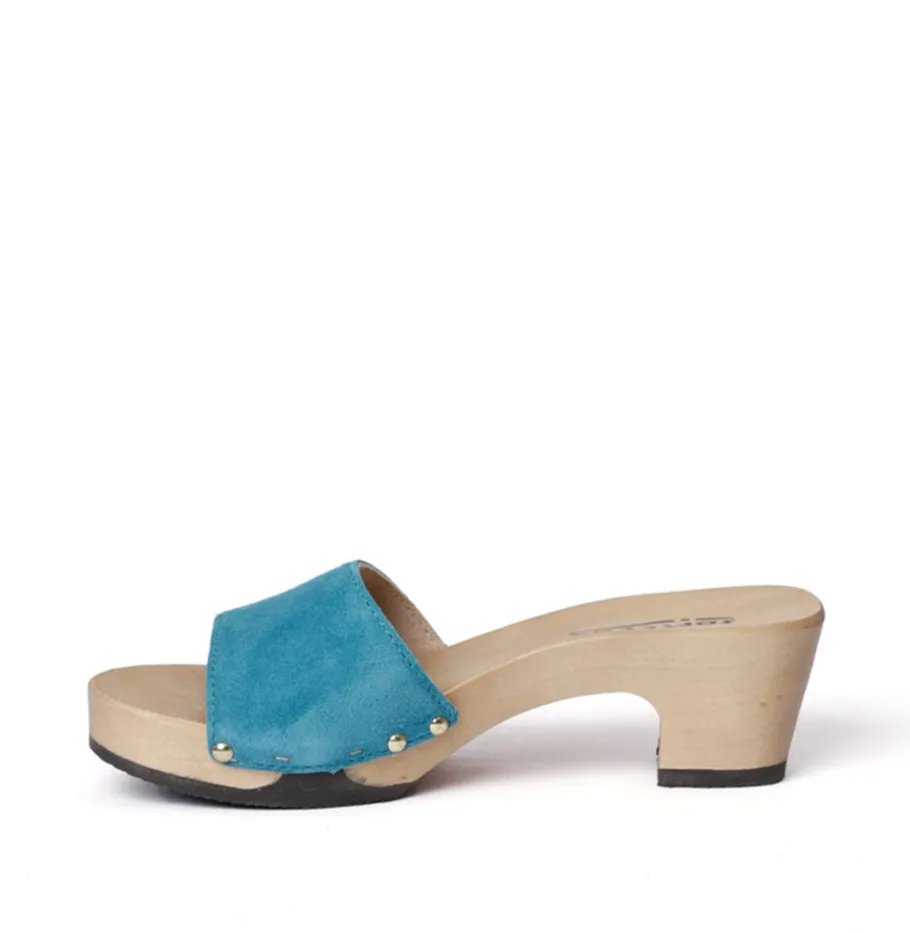 SOFTCLOX Kelly Kaschmir Pacificgreen (Hazelnut)-Frau Pantoletten