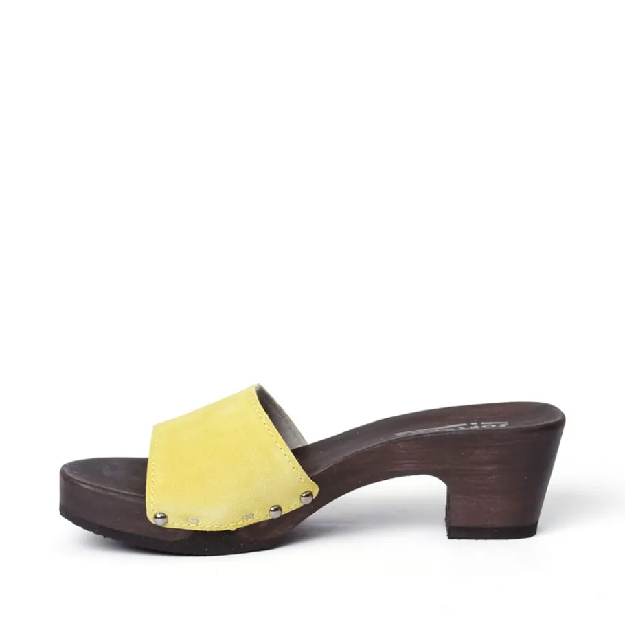 SOFTCLOX Kelly Kaschmir Sunlight (Dunkel)-Frau Pantoletten