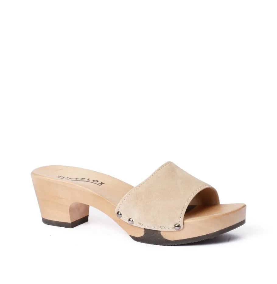 SOFTCLOX Kelly Kaschmir Taupe (Hazelnut)-Frau Pantoletten