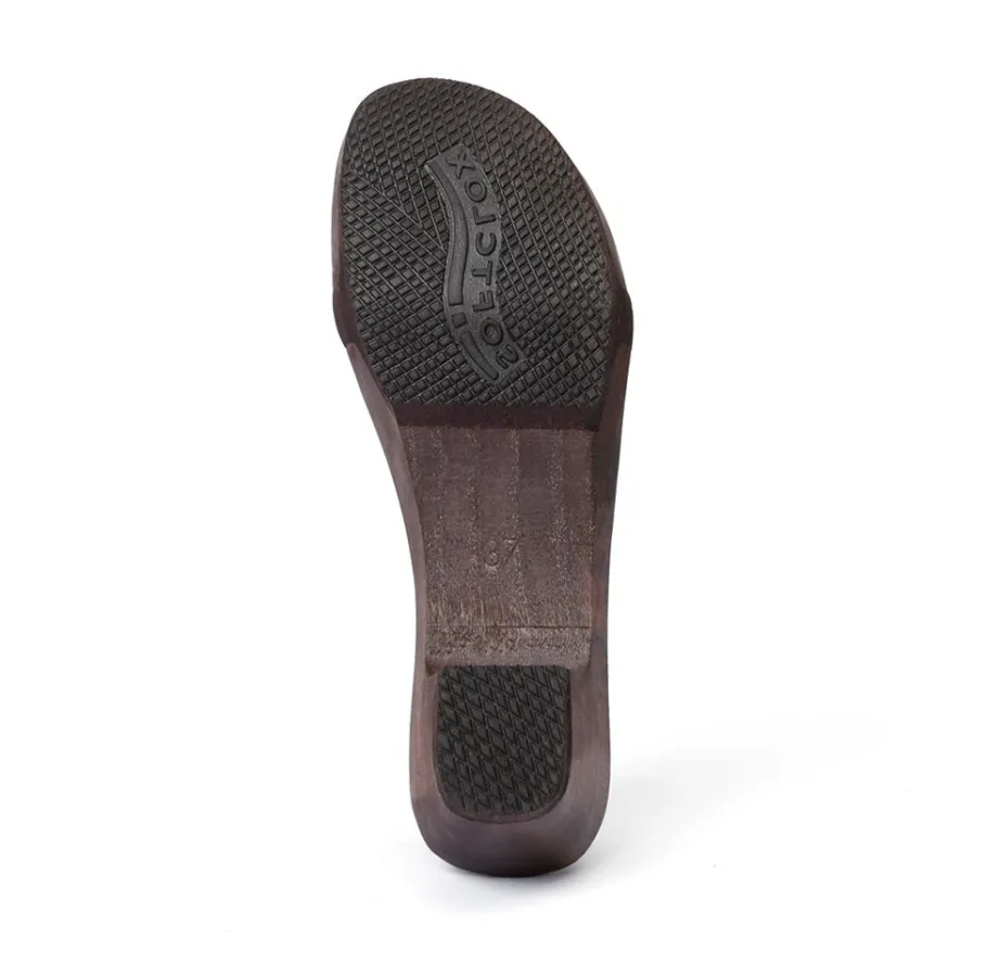 SOFTCLOX Kelly Maya Stoff Moro (Dunkel)-Frau Pantoletten